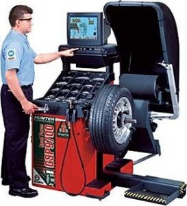 Cân bằng động lazang khi thay lốp mới cho xe.